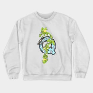 Quadriplet dragons Crewneck Sweatshirt